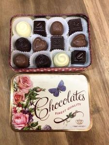 Scilla Chocolates Flower and Butterfly Tin 12pc