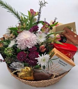 Flowers and Chocolate Gift Hamper