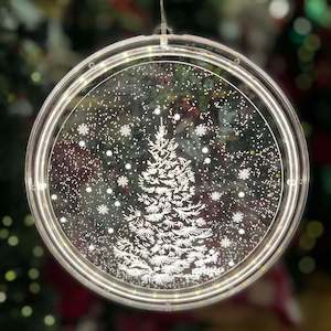 xmas24: Light Disc with Tree