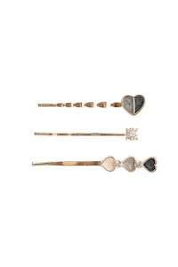 Fashion Accessories: Love Clips Grey