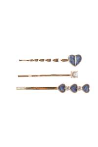 Fashion Accessories: Love Clips Blue