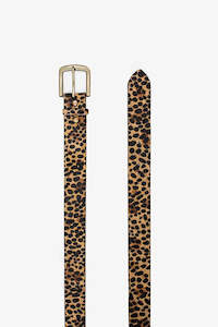 Hide Belt Wide | Cheetah Print