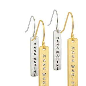 Inspired By Aotearoa: Mana wahine – Strong woman – Earrings