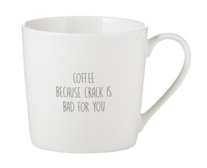 Slightly Sassy: Sips Mug | coffee not crack