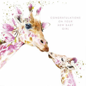 Gift Cards: Lola Design | Baby Girl Card