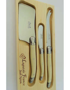 Kitchen: Laguiole Neron | 3 Piece cheese set