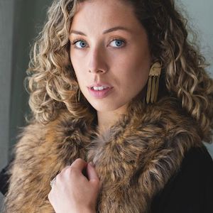 Faux Fur Collar Shrug | Choc Eclair