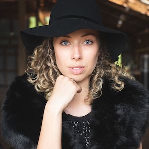 Faux Fur Collar Shrug | Black