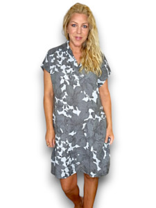 Helga May Memory Lane Shirt Dress | Grey