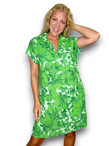 Dresses 1: Helga May Memore Lane Shirt Dress | Bright Green