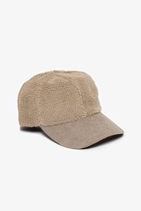 Hats 1: Sherpa & Cord Cap | Camel