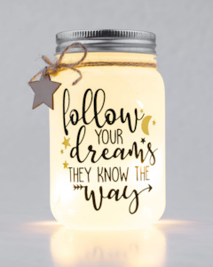 Lighting: Sparkle Jar | Follow your dreams