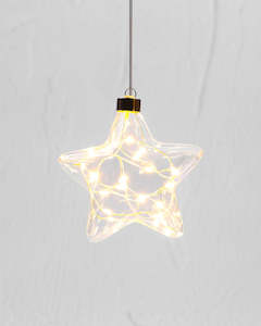 Lighting: Hanging Glass Light | Star