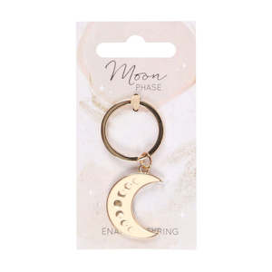 Accessories: Moon Phase Crescent Keyring