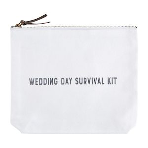 Wedding Gifts: Canvas Pouch -Wedding Day