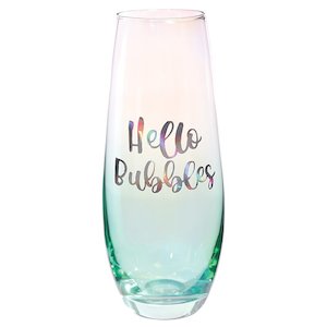 Funny: Champagne Glass - Hello Bubbles