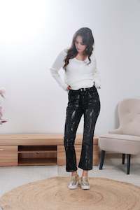 Pants: Sparkle Jeans