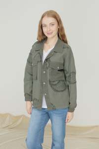 Tops 1: SAGE COTTON JACKET