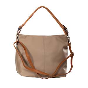 Bags 1: Sassy Duck Tegan Shoulder Bag - Mushroom