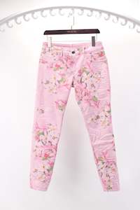 Pants: Reversable Jeans Pink