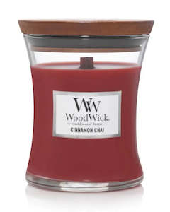 Candles: WoodWick Medium Candle - Cinnamon Chai