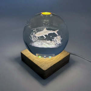 Children: Shark Crystal Ball with Light