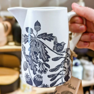 Kate Heiss Jug - Woodland Navy