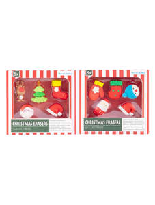 Children: Out Of The Blue Christmas Erasers
