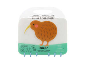 Moana Road: Moana Road Colour & Wipe Book