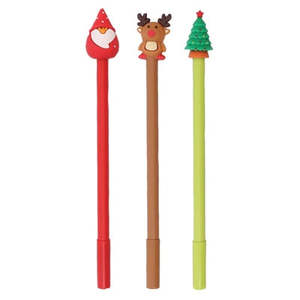 Children: Activity XMAS Novelty Rubber Topper Pen