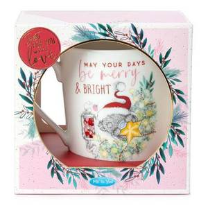Christmas 2025: Me to You XMAS BOXED MUG MERRY BRGHT