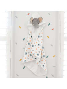 Baby 1: Baby Elephant Hooded Towel
