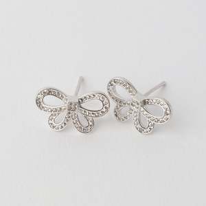 Earrings 1: Barb CZ Earrings 925 S
