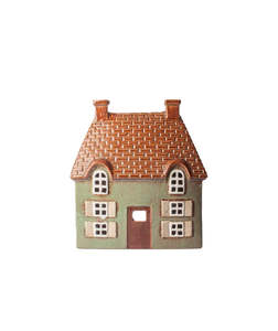 COTSWOLD TEALIGHT COTTAGE - SEAGREEN