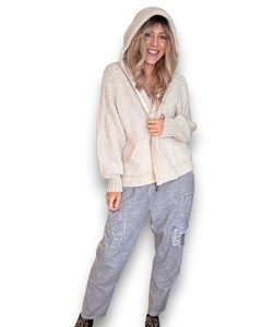 Tops 1: Chenille Hoodie Jkt