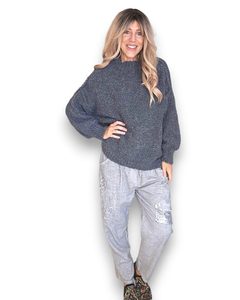 Chenille Polo Sweater