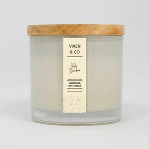 Candles: Vixen & Co Lotus Bamboo Husky Candle 250g