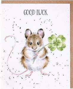 Gift Cards: Wrendale Good Luck Mouse