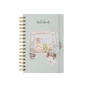 Wrendale Design: 'Paws for a Picnic' Labrador & spaniel notebook