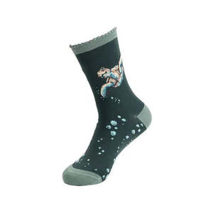 Socks: Wrendale Designs 'Swimming School' Turtle Socks