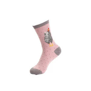 Socks: Wrendale Designs 'Curious Hen' Chicken Socks