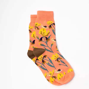 Socks: Botanical Socks – Navy