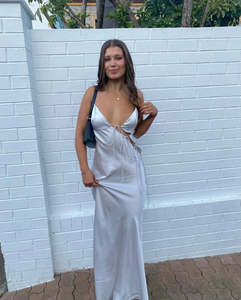 Full Length: Christopher Esber Slope Tie Dress