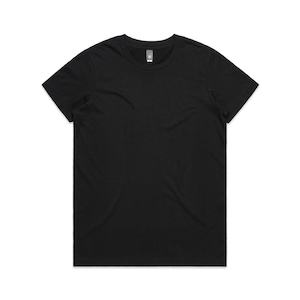 As Colour: AS COLOUR MAPLE TEE - BLACK