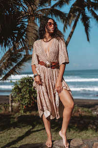 Barefoot Blonde: BAREFOOT BLONDE EVIE MIDI DRESS