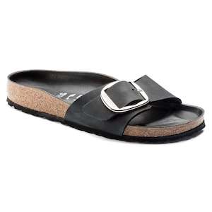 BIRKENSTOCK MADRID BIG BUCKLE - NARROW - BLACK
