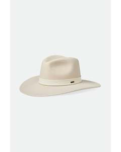 Brixton: BRIXTON HARPER FELT HAT DOVE/DOVE