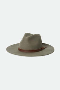 BRIXTON FIELD PROPER HAT - OLIVE SURPLUS