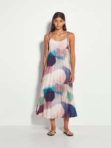 Juliette Hogan: JULIETTE HOGAN TRAPEZE DRESS ( ILLUMINATE CREPE )