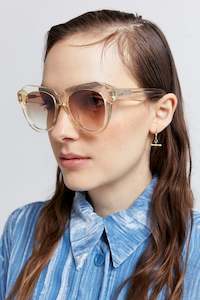 Karen Walker Eye Wear: KAREN WALKER NUMBER ONE - VINTAGE CLEAR